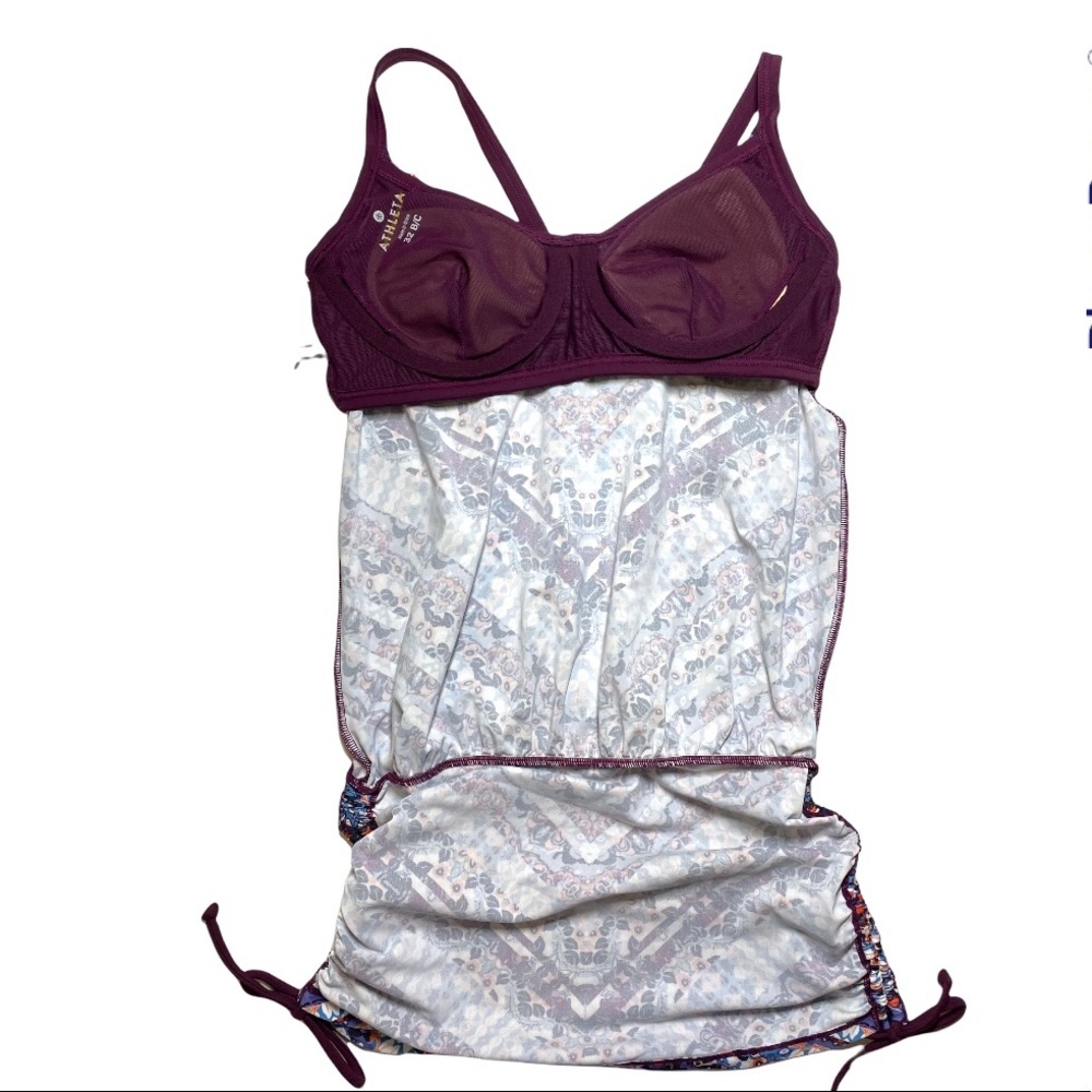 ATHLETA Marrakesh Side Scrunch Tankini Swim Top - Picture 8 of 16